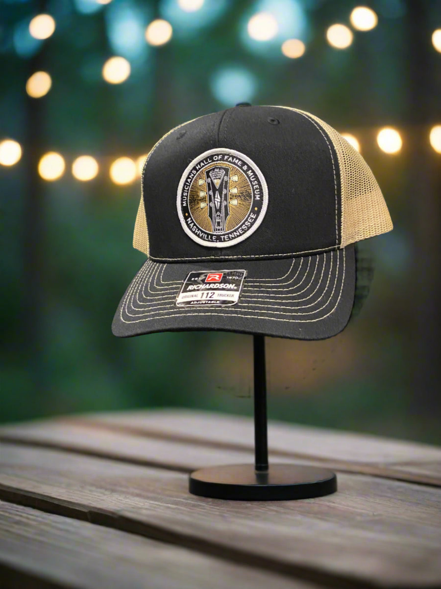Richardson Circle Guitar Logo Hat – The Musicians Hall of Fame