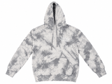 Grey Tie-Dye Peace Drum Hoodie